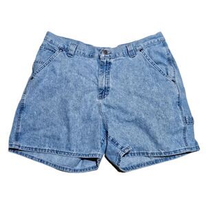 90s y2k granola indie light wash carpenter shorts